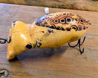 Bud Stewart crippled mouse fish lure.