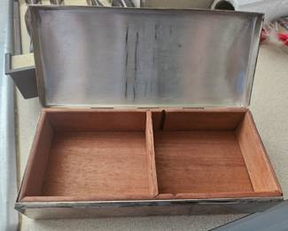 Vintage 1.4 pound weight sterling silver box.