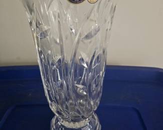 Bohemia glass vase