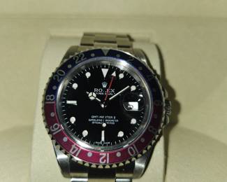 Rolex (year unknown) "Pepsi edition". NOT AUTHENTICATED.
Will be priced accordingly