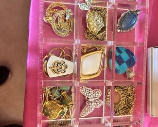 Large collection of custom jewelry
