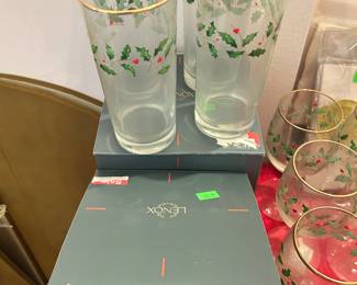 Lennox Christmas glasses