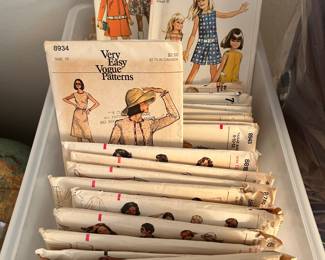 Vintage sewing patterns