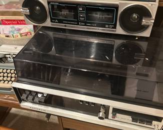 Vintage stereo equipment