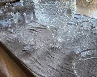 Large selection of Waterford crystal 