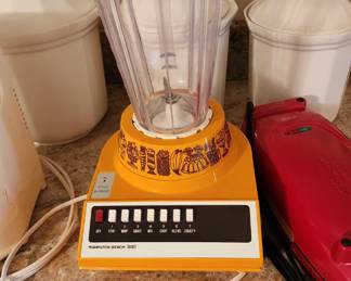 Vintage orange blender