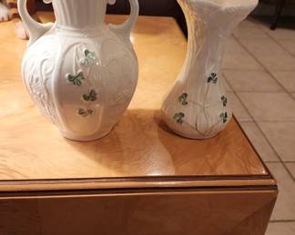 Beleek vases