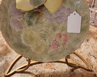 Decorative plate and stand