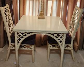 Side table with 2 matching chairs