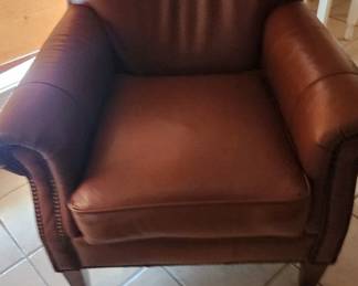 Leather armchair