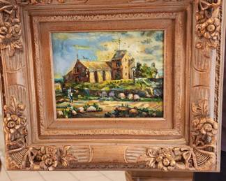 Oil on canvas in beautiful frame