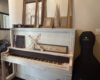 Knabe (of the Wurlitzer family) upright grand piano AND cello