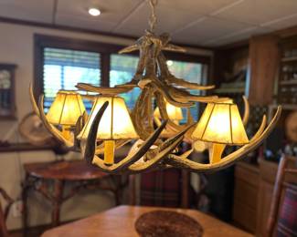 Antler chandelier 