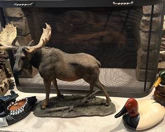 Several signed wood ducks , duck telephone 