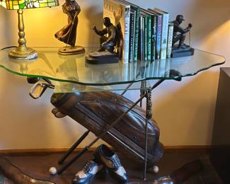Unique golf table 