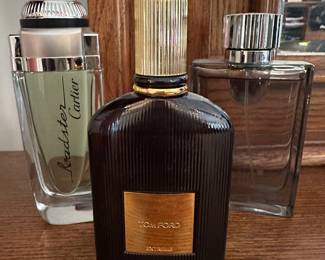 Men's cologne: Tom Ford, Roadster Cartier