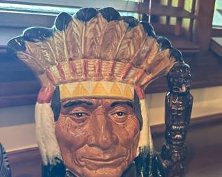 American Indian Franklin Mint mug 