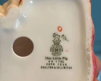 Royal Doulton "This Little Pig" Figurine