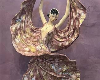 Capodimonte Porcelain Figurine of a Dancer 