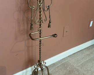 Wrought Iron Fireplace Tool Set 