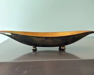 Mid Century Modern Abstract Glass Wall Art 