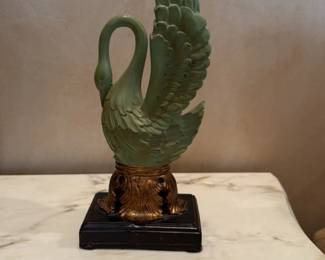 Art Nouveau Swan Wall Sconce 