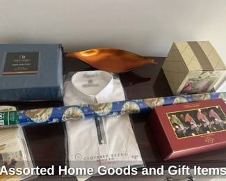 Assorted Home Goods and Gift Items 