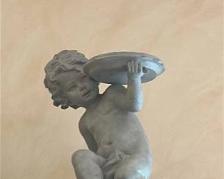 Putto with Cymbal Sculpture 