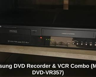 Samsung DVD Recorder & VCR Combo (Model DVD-VR357) 