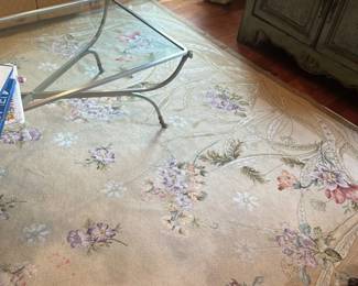 Floral Aubusson Style Rug 