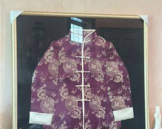 Framed Chinese Dragon Robe 