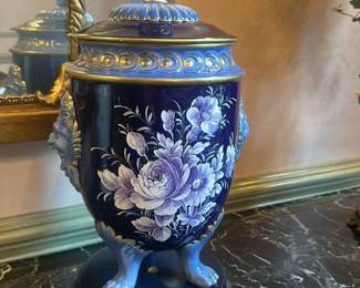 Keramose Capodimonte Porcelain Vase 