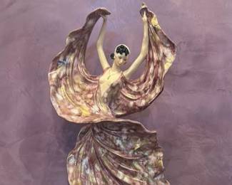 Capodimonte Porcelain Figurine of a Dancer 