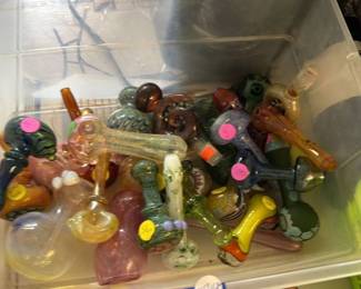 Assorted Glass Pipes