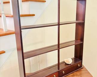 Mahogany hanging shelf...