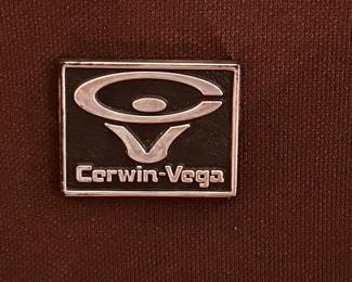 Pair of Cerwin-Vega floor speakers (detail)...