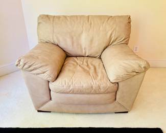 Leather armchair...