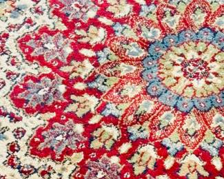 6'7"x9'6" Tabriz style rug (detail)...