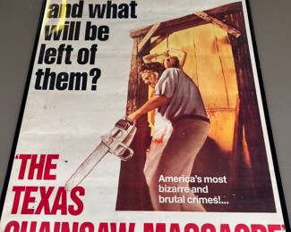 Vintage 1998 Texas Chainsaw Massacre Cinema Poster!