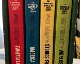 WONDERFULL WORLD OF DISENY 4 BOOK SET