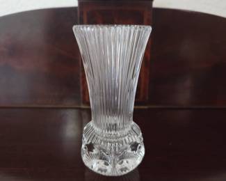 Lot #163 - Fostoria Melissa Clear Lead Crystal Flower Bud Vase