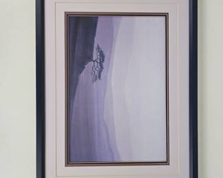 Lot #100 - Hand Signed Cathy Bouchard Lithograph "Mauve Canyon"