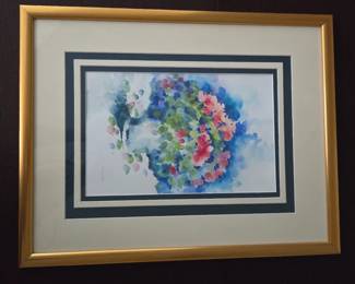 Lot #188 - Ahmed Abbas Original Signed Watercolor Egypt