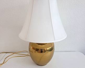 Lot #49 - Brass Table Lamp From India