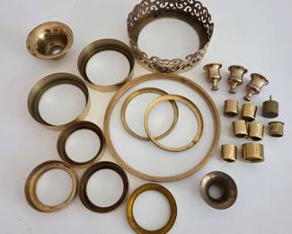 Lot #58 - Brass Candle Rings