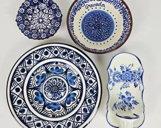 Lot #96 - Hand Painted Spanish Pottery