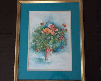 Lot #187 - Ahmed Abbas Original Signed Watercolor Egypt