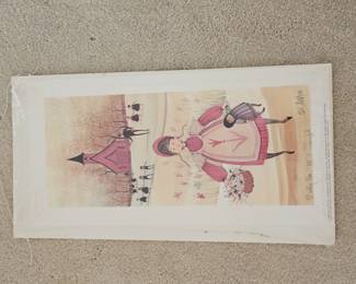 Lot #39 - P Buckley Moss Hand Signed & Numbered Limited Edition Lithograph "School Time"