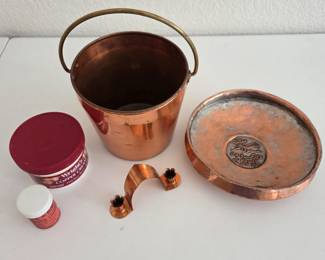 Lot #69 - Vintage Copper & Copper-Plate Items