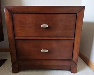 Lot #21 - Pair of Grant Park Furniture Row 2-Drawer Nightstands